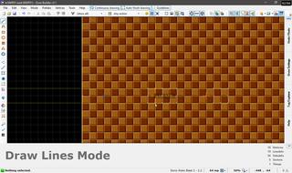 Splitting a sector in two by drawing a dividing linedef.