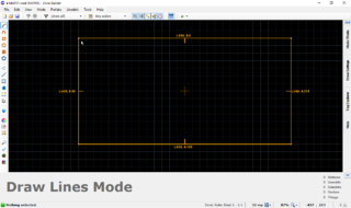 Drawing linedefs to create a sector.